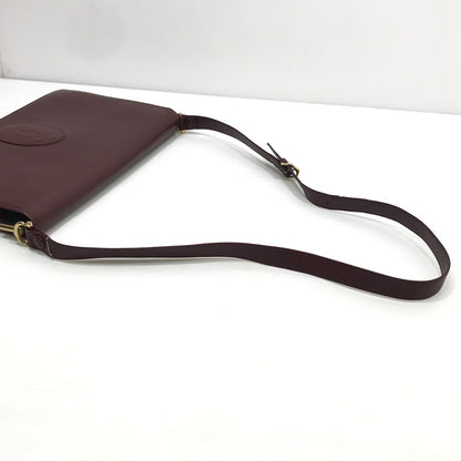 【現状渡し品】【レディース】 ロゴ ショルダーバッグ カバン 180-241120-yk-18-tag カラー：ボルドー 万代Net店