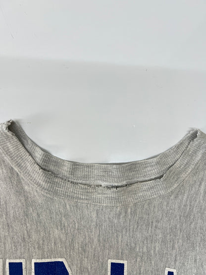 【中古品】【メンズ】 Champion チャンピオン90's REVERSE WEAVE CREWNECK SWEATSHIRT UNIVERSITY AT BUFFALO 90年代 リバースウィーブ クルーネックスウェットシャツ トップス トレーナー USA製 刺繍タグ 146-260710-kk-10-hon サイズ：L カラー：グレー 万代Net店