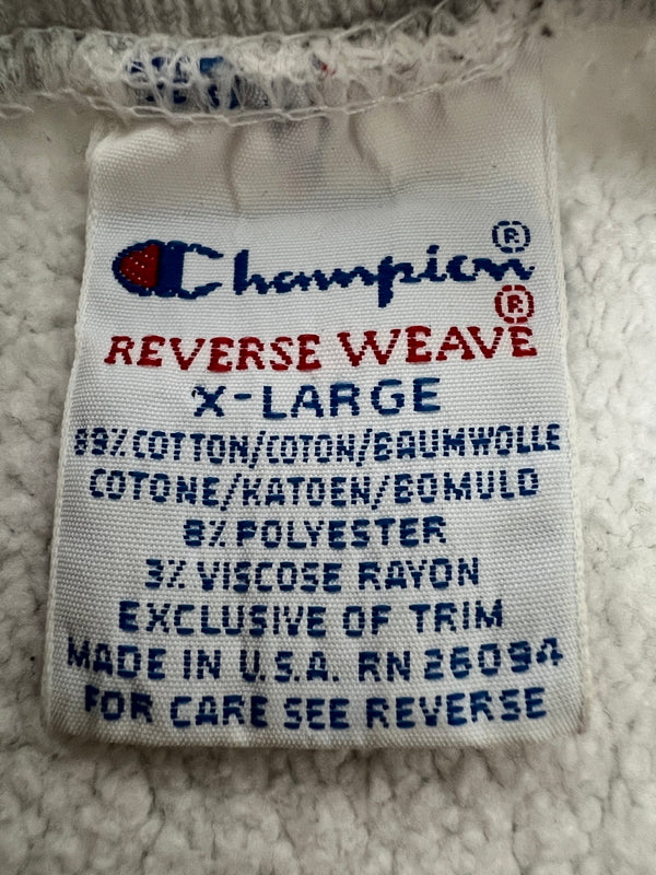 【中古品】【メンズ】 Champion チャンピオン90's REVERSE WEAVE CREWNECK SWEATSHIRT WASHINGTON 90年代 リバースウィーブ クルーネックスウェットシャツ トップス トレーナー USA製 刺繍タグ 146-260710-kk-12-hon サイズ：XL カラー：グレー 万代Net店