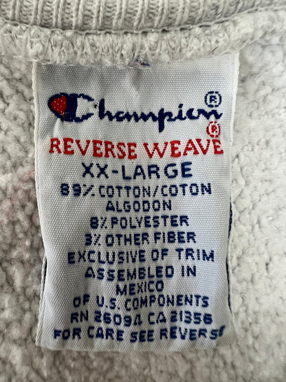 【中古品】【メンズ】 Champion チャンピオン90's REVERSE WEAVE CREWNECK SWEATSHIRT OHIO STATE FOOT BALL 90年代 リバースウィーブ クルーネックスウェットシャツ トップス トレーナー USA製 刺繍タグ 146-260710-kk-11-hon サイズ：XXL カラー：グレー 万代Net店