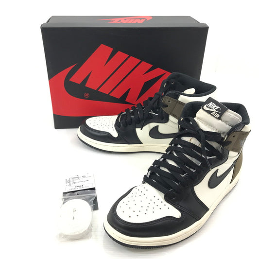 【中古品】【メンズ】 NIKE ナイキ AIR JORDAN 1 RETRO HIGH OG 555088-105 エア ジョーダン 1 レトロ ハイ オリジナル スニーカー 靴 160-241108-yk-17-tag サイズ：27cm/US9 カラー：DARK MOCHA/BLACK-BLACK 万代Net店