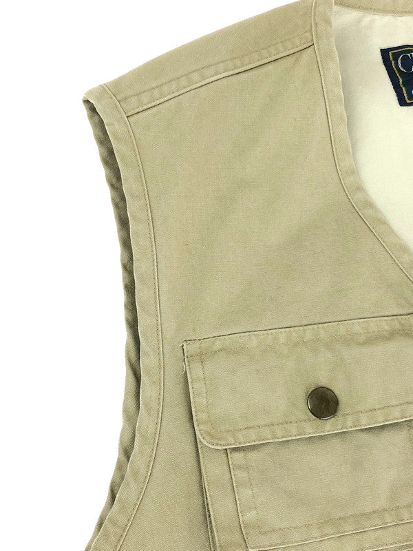 【中古】【メンズ】 RALPH LAUREN ラルフローレン CHAPS チャップス 80's FISHING VEST フィッシングベスト 146-241101-hi-17-tag サイズ：M カラー：ベージュ 万代Net店