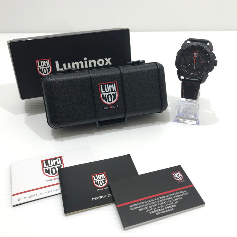 【中古品】【メンズ】 LUMINOX ルミノックス REF.1002 ICE SAR ARCTIC アイスサーアーティック デイトクォーツウォッチ 腕時計 197-241224-ki-16-tag カラー：ブラック 万代Net店