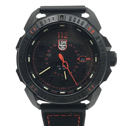 【中古品】【メンズ】 LUMINOX ルミノックス REF.1002 ICE SAR ARCTIC アイスサーアーティック デイトクォーツウォッチ 腕時計 197-241224-ki-16-tag カラー：ブラック 万代Net店