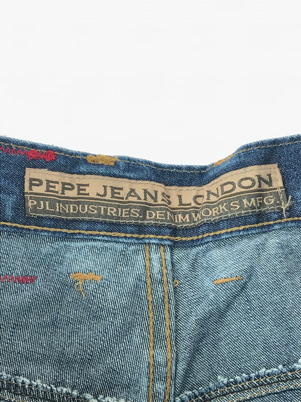 【中古】【未使用品】【メンズ】  PEPE JEANS LONDON ペペジーンズロンドン BAGGY DENIM PANTS バギーデニムパンツ ボトムス 153-241104-mo-06-tag サイズ：36 カラー：MS USED TINTED/LEATH 万代Net店