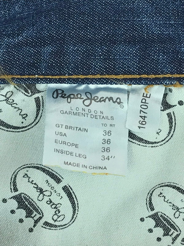 【中古】【未使用品】【メンズ】  PEPE JEANS LONDON ペペジーンズロンドン BAGGY DENIM PANTS バギーデニムパンツ ボトムス 153-241104-mo-06-tag サイズ：36 カラー：MS USED TINTED/LEATH 万代Net店