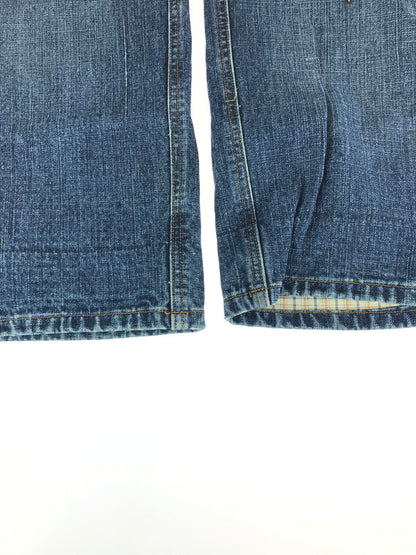 【中古】【メンズ】  DAVOUCCI ダヴォッチ BAGGY DENIM PANTS 刺繍入りバギーデニムパンツ ボトムス 153-241104-mo-05-tag サイズ：32 カラー：インディゴ 万代Net店