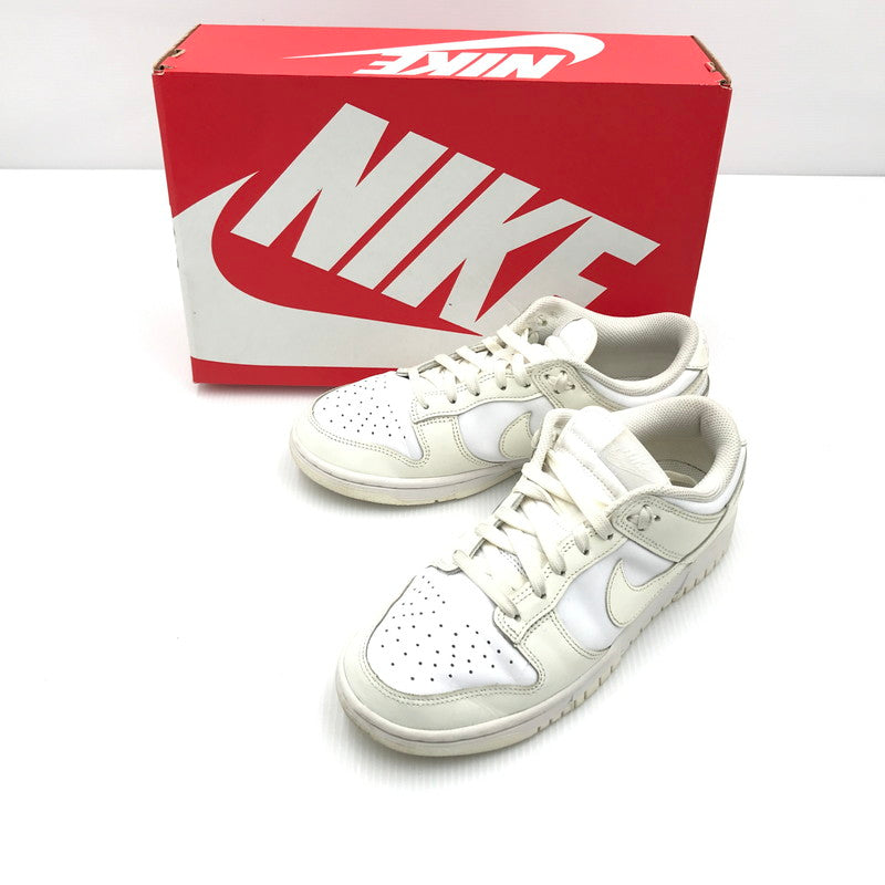 【中古品】【レディース】 NIKE ナイキ WMNS DUNK LOW DD1503-121 ウィメンズ ダンク ロー スニーカー 靴 160-241108-yk-08-tag サイズ：25cm/US8 カラー："COCONUT MILK"WHITE/SAIL/WHITE 万代Net店