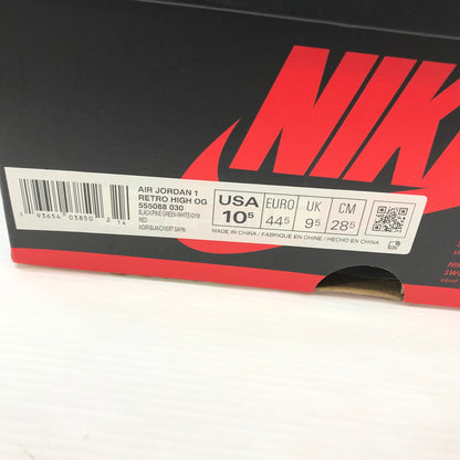 【中古品】【メンズ】 NIKE ナイキ AIR JORDAN 1 RETRO HIGH OG 555088-030 エアジョーダン 1 レトロ ハイ オリジナル スニーカー 靴 160-241108-yk-14-tag サイズ：28.5cm/US10.5 カラー：BLACK/PINE GREEN-WHITE-GYM RED 万代Net店