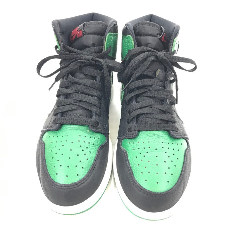 【中古品】【メンズ】 NIKE ナイキ AIR JORDAN 1 RETRO HIGH OG 555088-030 エアジョーダン 1 レトロ ハイ オリジナル スニーカー 靴 160-241108-yk-14-tag サイズ：28.5cm/US10.5 カラー：BLACK/PINE GREEN-WHITE-GYM RED 万代Net店