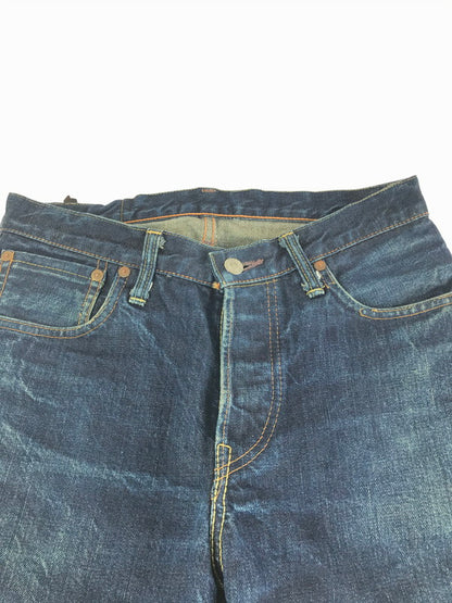 【中古】【メンズ】  F.O.B FACTORY FOBファクトリー SELVEDGE DENIM PANTS F151 セルヴィッチ デニムパンツ ボトムス 156-241104-mo-09-tag サイズ：30-34 カラー：インディゴ 万代Net店