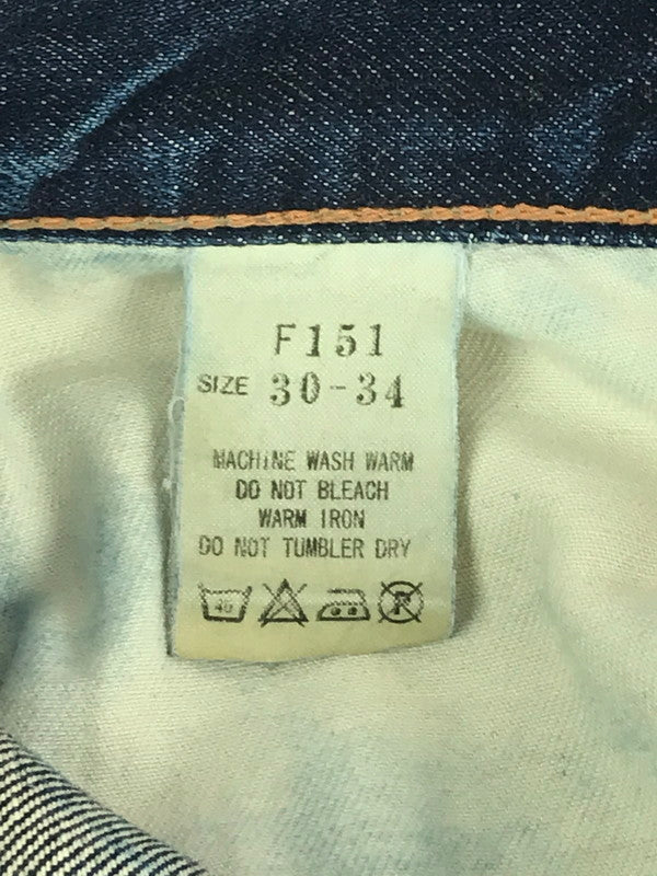 【中古】【メンズ】  F.O.B FACTORY FOBファクトリー SELVEDGE DENIM PANTS F151 セルヴィッチ デニムパンツ ボトムス 156-241104-mo-09-tag サイズ：30-34 カラー：インディゴ 万代Net店