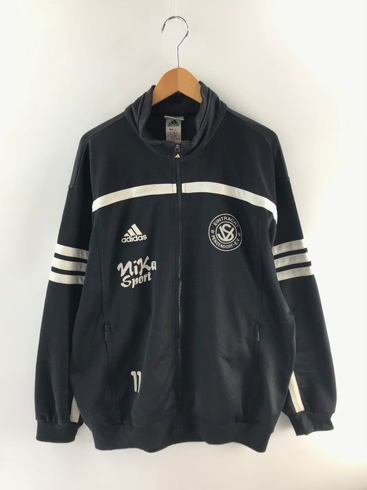 【中古品】【メンズ】 adidas アディダス NIKA SPORT TRACK JACKET APU002 ニカスポーツ トラックジャケット ライトアウター 146-250131-mo-21-tag サイズ：XO カラー：ブラック 万代Net店