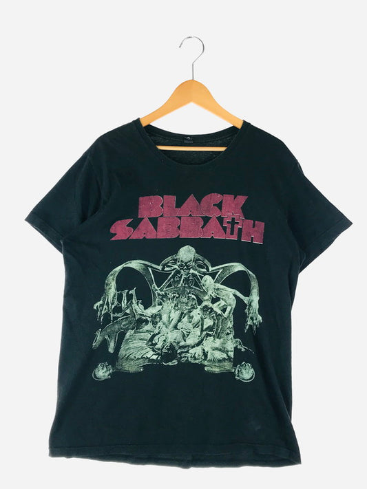 【中古】【メンズ】  BAY ISLAND ベイアイランド BLACK SABBATH TEE ブラック サバスTシャツ 半袖 トップス 146-241106-mo-03-tag サイズ：M カラー：ブラック 万代Net店