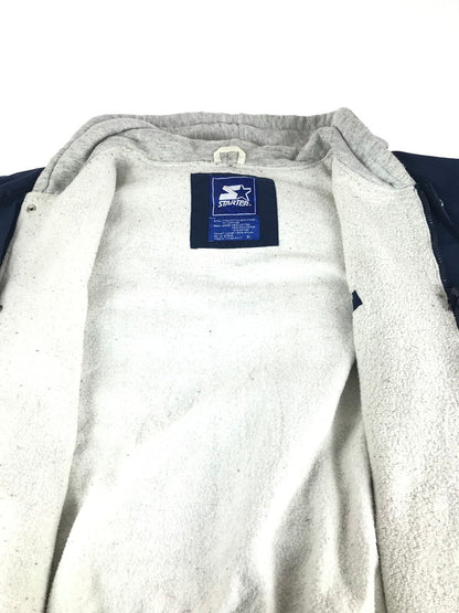 【中古品】【メンズ】  STARTER スターター 90’s フード ジャケット トップス アウター 146-241119-yk-03-tag サイズ：XL カラー：ネイビー 万代Net店