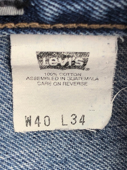 【中古品】【メンズ】 Levi's リーバイス SILVER TAB BAGGY DENIM PANTS 44570-0891 シルバータブ バギー デニムパンツ 157-250111-na-18-tag サイズ：W40 L34 カラー：インディゴ 万代Net店