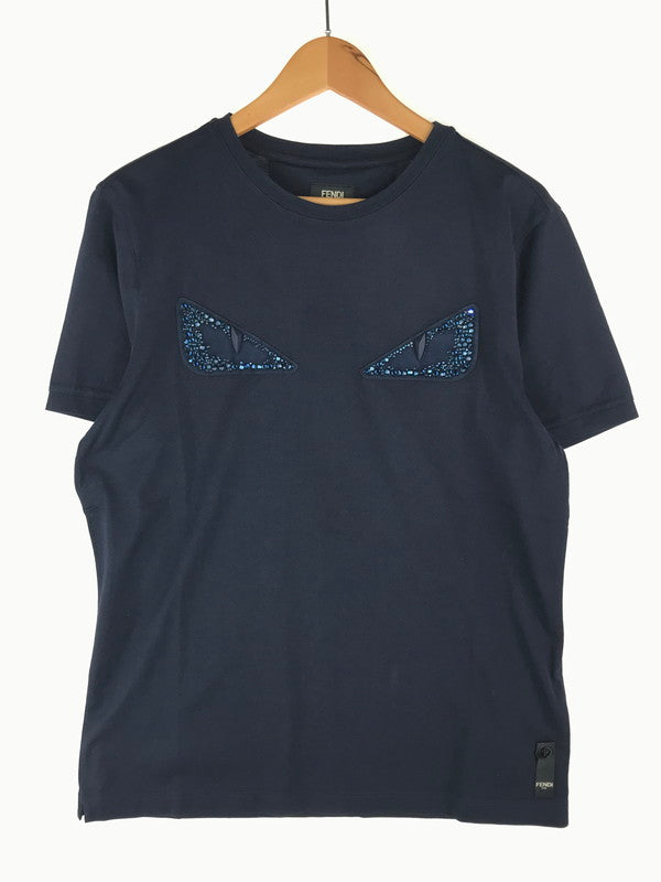 【中古品】【レディース】 FENDI フェンディ FY0894 A28I MONSTER TEE Tシャツ トップス 168-241121-SS-05-tag サイズ：M カラー：ダークネイビー 万代Net店