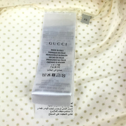 【中古美品】【レディース】 GUCCI グッチ 492347-X3N19 18SS LOGO STAR TEE Tシャツ トップス 168-241121-SS-03-tag サイズ：XS カラー：クリーム 万代Net店