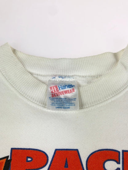 【中古品】【メンズ】  HANES ヘインズ USA製 90S NBAフェニックスサンズ プリントスウェット 長袖 トップス 146-241112-ki-06-tag サイズ：L カラー：ホワイト 万代Net店