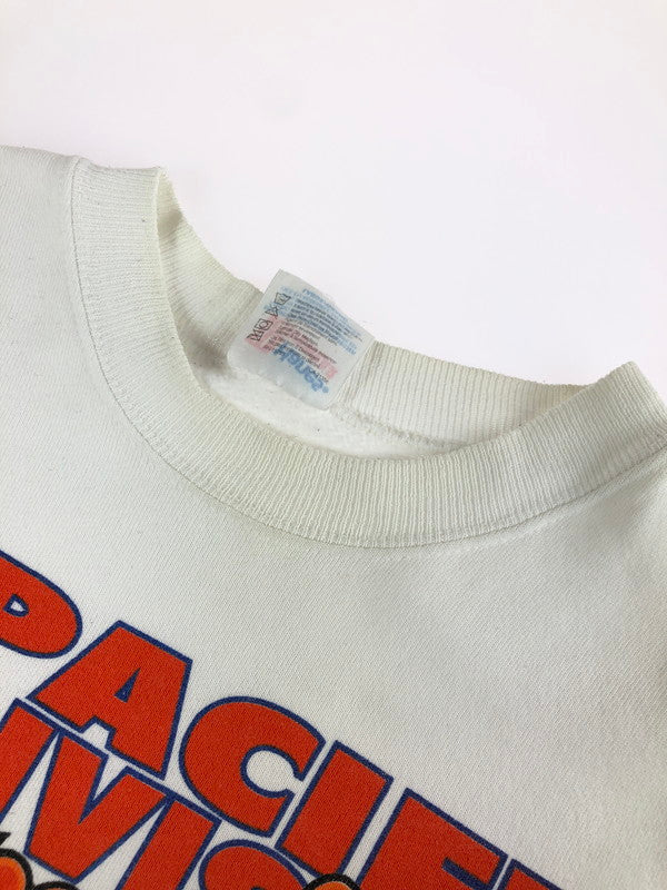 【中古品】【メンズ】  HANES ヘインズ USA製 90S NBAフェニックスサンズ プリントスウェット 長袖 トップス 146-241112-ki-06-tag サイズ：L カラー：ホワイト 万代Net店