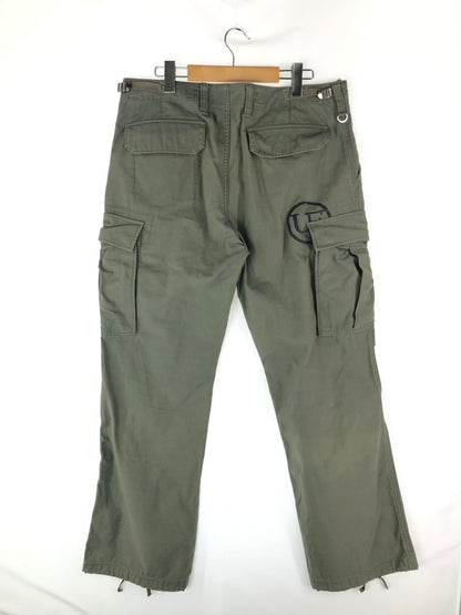 【中古品】【メンズ】 uniform experiment ユニフォームエクスペリメント UE-160002 16SS BACK SATIN CARGO PANT バックサテンカーゴパンツ ボトムス 153-241114-ki-14-tag サイズ：3 カラー：カーキ 万代Net店