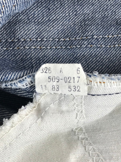 【中古品】【メンズ】 Levi's リーバイス 509-0217 オレンジタブ 83年11月製造 USA製 ヴィンテージ デニムパンツ ボトムス 157-241114-ki-18-tag サイズ：31 カラー：インディゴ 万代Net店