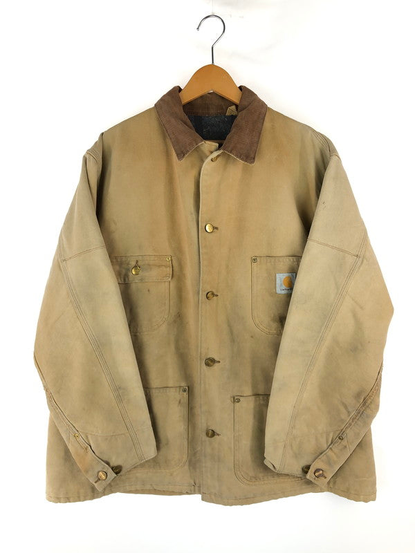 【現状渡し品】【メンズ】 Carhartt カーハート ブランケットライナー DUCK CHORE COAT ダック チョアコート アウター 146-241112-ki-10-tag カラー：ベージュ 万代Net店