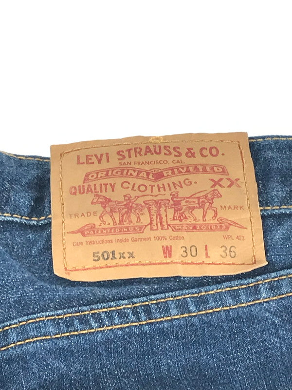 【中古品】【メンズ】 Levi's リーバイス 501-01 フィリピン製 ボタンフライデニムパンツ ボトムス 157-241114-ki-20-tag サイズ：30 カラー：インディゴ 万代Net店