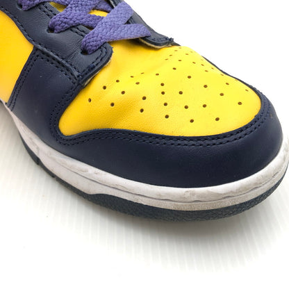 【中古品】【メンズ】 NIKE ナイキ DUNK LOW RETRO MICHIGAN DD1391-700 ダンク ロー レトロ ミシガン スニーカー 靴 160-241108-hi-05-tag サイズ：28cm US 10 カラー：VARSITY MAIZE/MIDNIGHT NAVY 万代Net店