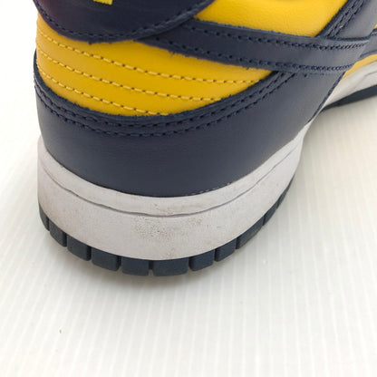 【中古品】【メンズ】 NIKE ナイキ DUNK LOW RETRO MICHIGAN DD1391-700 ダンク ロー レトロ ミシガン スニーカー 靴 160-241108-hi-05-tag サイズ：28cm US 10 カラー：VARSITY MAIZE/MIDNIGHT NAVY 万代Net店