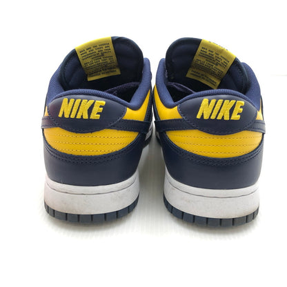 【中古品】【メンズ】 NIKE ナイキ DUNK LOW RETRO MICHIGAN DD1391-700 ダンク ロー レトロ ミシガン スニーカー 靴 160-241108-hi-05-tag サイズ：28cm US 10 カラー：VARSITY MAIZE/MIDNIGHT NAVY 万代Net店