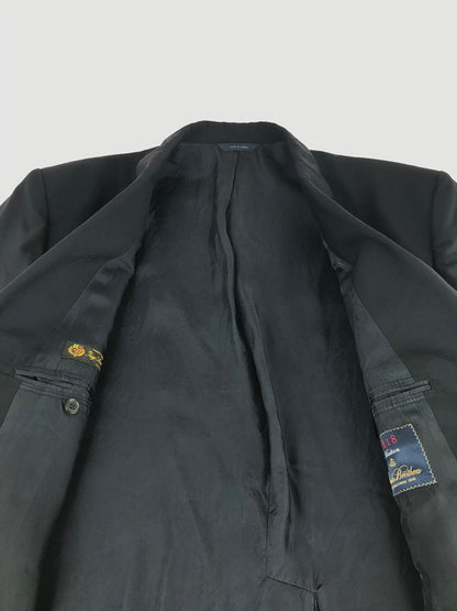 【中古品】【メンズ】  BROOKS BROTHERS ブルックスブラザーズ × LORO PIANA ロロピアーナ 51033026 TAILORED JACKET テーラードジャケット アウター 金ボタン 146-241117-mo-13-tag サイズ：50R カラー：ネイビー 万代Net店