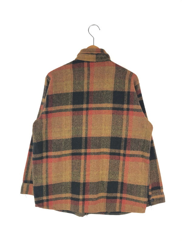 【現状渡し品】【メンズ】  FROSTPROOF フロストプルーフ 60'S CHECK SHIRT チェックシャツ 長袖シャツ 146-241113-na-08-tag サイズ：表記サイズなし 下記参照 カラー：ブラウン系 万代Net店