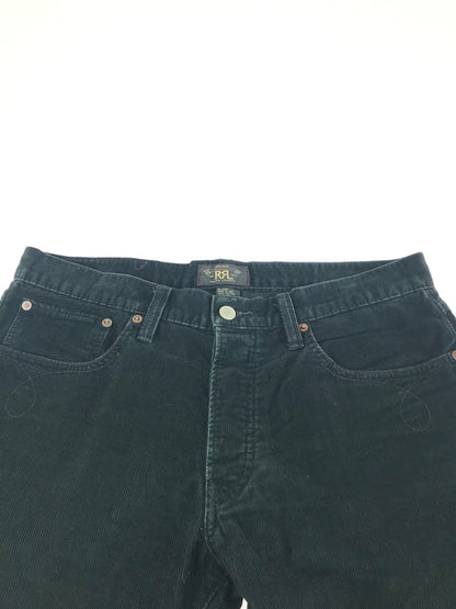 【中古品】【メンズ】 RRL ダブルアールエル 116569 ブーツカット コーデュロイパンツ ボトムス 156-241114-ki-09-tag サイズ：32 カラー：ブラック 万代Net店