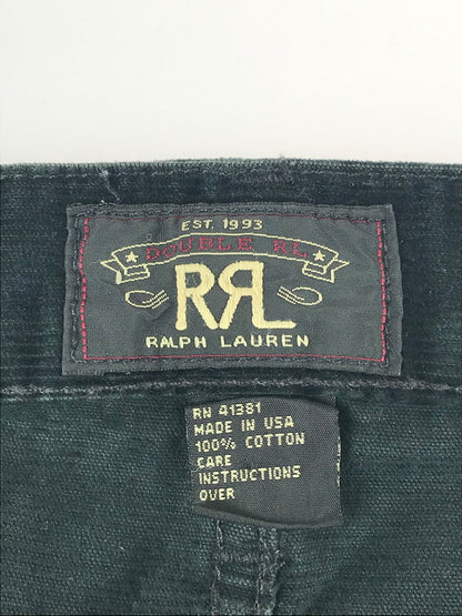 【中古品】【メンズ】 RRL ダブルアールエル 116569 ブーツカット コーデュロイパンツ ボトムス 156-241114-ki-09-tag サイズ：32 カラー：ブラック 万代Net店