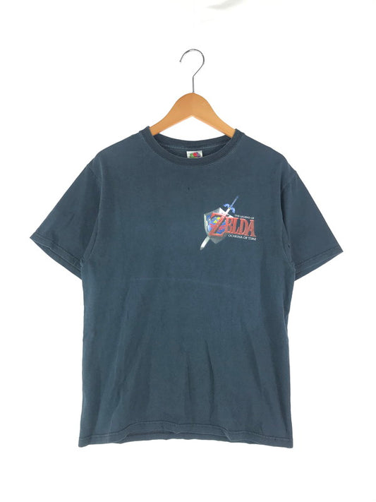 【中古品】【メンズ】  FRUIT OF THE LOOM フルーツオブザルーム ZELDA S S TEE ゼルダ 時のオカリナ ショートスリーブ Tシャツ 半袖 トップス 146-241108-mo-01-tag サイズ：M カラー：ネイビー 万代Net店