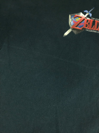 【中古品】【メンズ】  FRUIT OF THE LOOM フルーツオブザルーム ZELDA S S TEE ゼルダ 時のオカリナ ショートスリーブ Tシャツ 半袖 トップス 146-241108-mo-01-tag サイズ：M カラー：ネイビー 万代Net店