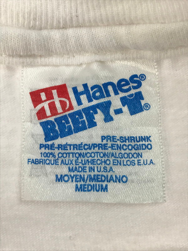 【中古品】【メンズ】 USED HANES ヘインズボディ 90's 1988 S/S PRINT TEE ムンクの叫び ショートスリーブプリントTシャツ 半袖Tシャツ 146-250323-hi-23-tag サイズ：M カラー：ホワイト 万代Net店