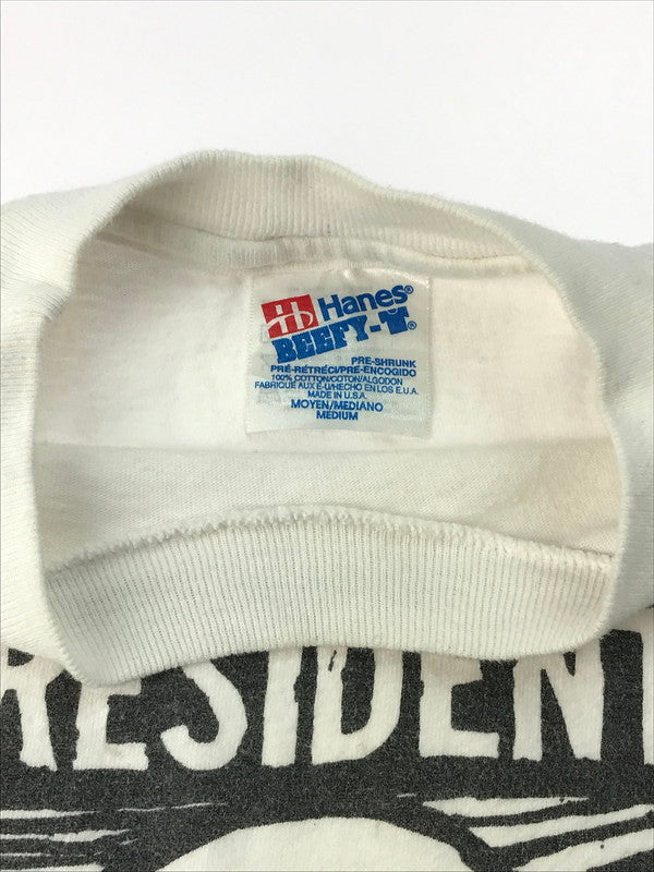 【中古品】【メンズ】 USED HANES ヘインズボディ 90's 1988 S/S PRINT TEE ムンクの叫び ショートスリーブプリントTシャツ 半袖Tシャツ 146-250323-hi-23-tag サイズ：M カラー：ホワイト 万代Net店