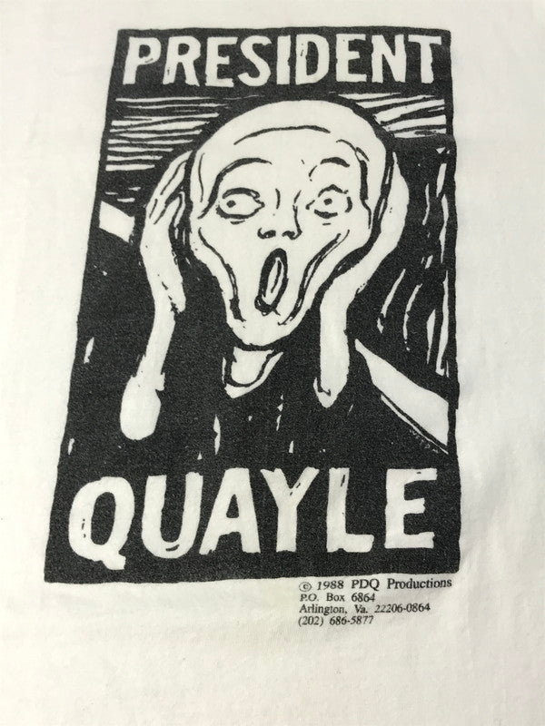 【中古品】【メンズ】 USED HANES ヘインズボディ 90's 1988 S/S PRINT TEE ムンクの叫び ショートスリーブプリントTシャツ 半袖Tシャツ 146-250323-hi-23-tag サイズ：M カラー：ホワイト 万代Net店