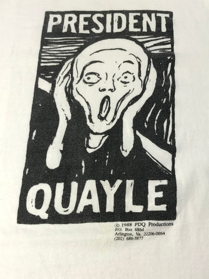 【中古品】【メンズ】 USED HANES ヘインズボディ 90's 1988 S/S PRINT TEE ムンクの叫び ショートスリーブプリントTシャツ 半袖Tシャツ 146-250323-hi-23-tag サイズ：M カラー：ホワイト 万代Net店