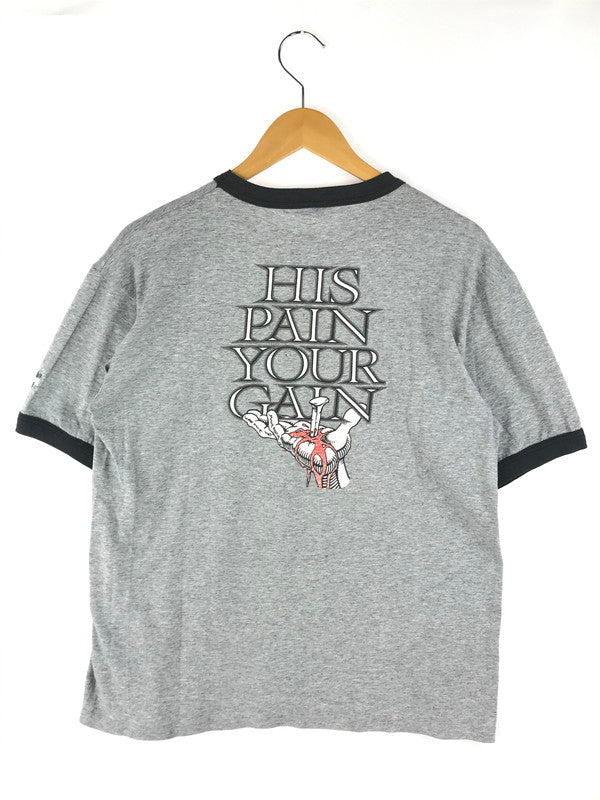 【中古品】【メンズ】 LORD'S GYM ロードジム キリスト SS TEE ショートスリーブティ 半袖Tシャツ トップス 146-250325-ss-06-tag サイズ：XXL カラー：グレー 万代Net店
