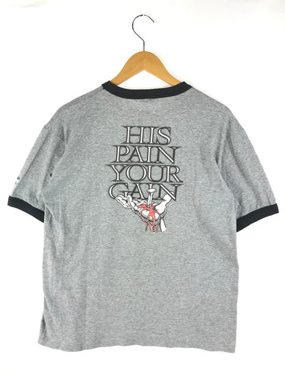 【中古品】【メンズ】 LORD'S GYM ロードジム キリスト SS TEE ショートスリーブティ 半袖Tシャツ トップス 146-250325-ss-06-tag サイズ：XXL カラー：グレー 万代Net店