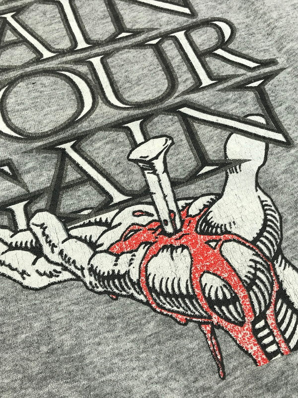 【中古品】【メンズ】 LORD'S GYM ロードジム キリスト SS TEE ショートスリーブティ 半袖Tシャツ トップス 146-250325-ss-06-tag サイズ：XXL カラー：グレー 万代Net店