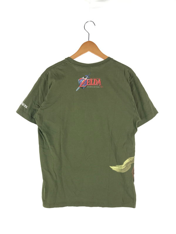 【中古品】【メンズ】  TULTEX タルテックス NINTENDO 3DS "ZELDA"T-SHIRT ニンテンドー ゼルダの伝説 Tシャツ 半袖 トップス 146-241108-ki-15-tag サイズ：L カラー：カーキ 万代Net店