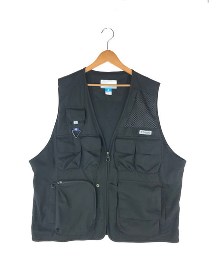 【中古品】【メンズ】 Columbia コロンビア GOLD CREEK VEST PM0381 ゴールド クリーク ベスト トップス 144-241117-mo-05-tag サイズ：L カラー：ブラック 万代Net店