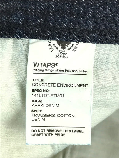 【中古品】【メンズ】 WTAPS ダブルタップス WTAPS 14SS KHAKI DENIM TROUSER 141LTDT-PTM01 カーキ デニムトラウザー デニムパンツ 142-241121-hi-03-tag サイズ：S カラー：インディゴ 万代Net店