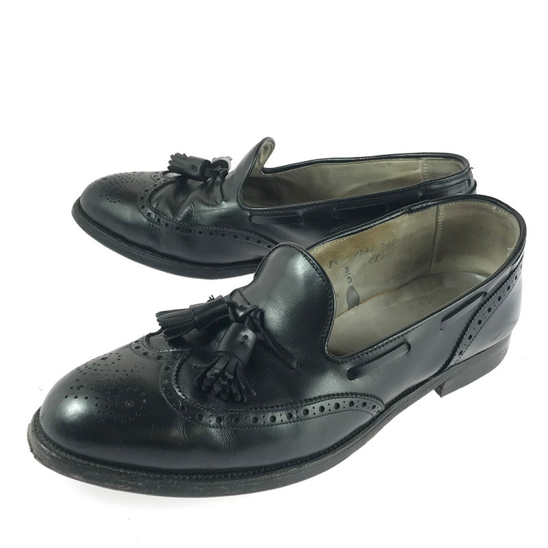 【中古品】【メンズ】 ALDEN オールデン CALFSKIN TASSEL LOAFER 3800 カーフスキン タッセル ローファー 靴 164-241112-yk-25-tag サイズ：8.5 カラー：BLACK 万代Net店