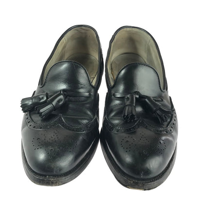 【中古品】【メンズ】 ALDEN オールデン CALFSKIN TASSEL LOAFER 3800 カーフスキン タッセル ローファー 靴 164-241112-yk-25-tag サイズ：8.5 カラー：BLACK 万代Net店