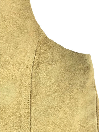 【中古品】【メンズ】  PIONEER WEAR パイオニア ウェア― 70'S SUEDE LEATHER WESTERN VEST スウェード レザー ウエスタン ベスト 146-241113-na-09-tag サイズ：40 カラー：ブラウン系 万代Net店